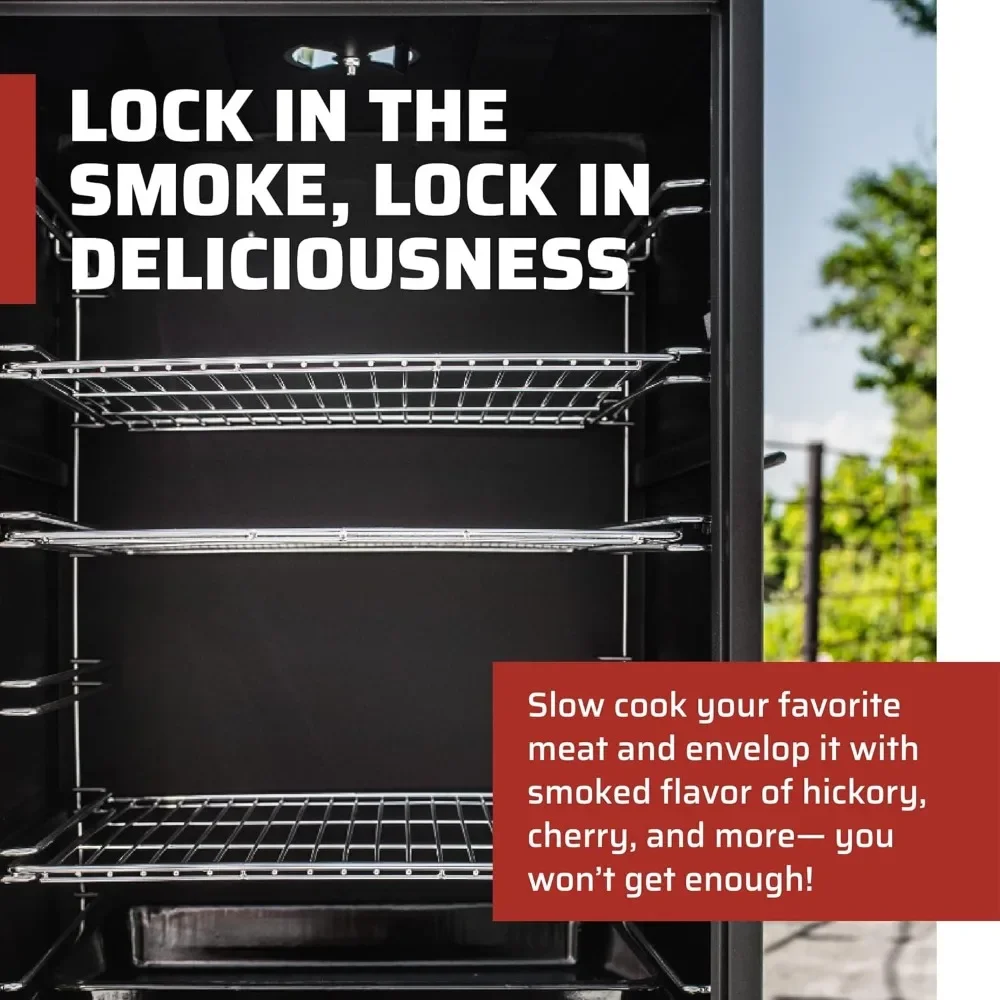 Vault - Vertical, Propane Meat Smoker for Outdoor Cooking of Meat, Pies & More - 150°F to 350°F Range - 18" 2