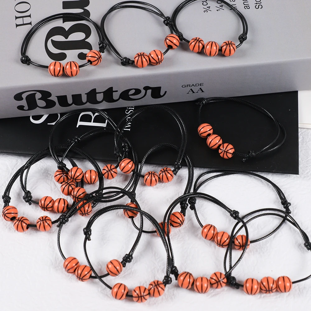 15 Braccialetti Calcio Per Bambini - Con Ciondoli, Regolabili, Per Feste E Sport, Ispirazionali - Foto 2