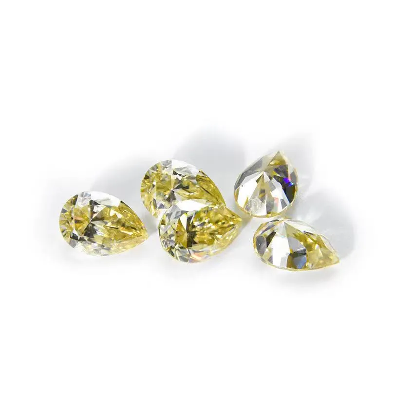 Pear Cut  Loose Moissanites Stone With GRA Certificate  0.5-5ct 4x6~9x13mm For DIY Jewelry Earrings Hair Accessories iMake