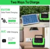 Solar Generator Portable with Panel Solar Power Generators Station Flashlight Emergency Powered for Home Use Camping Hunting 5