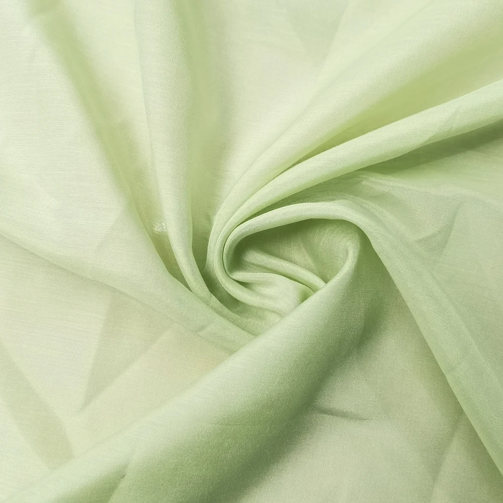 Luxurious Mulberry Silk Cotton Blend Fabric in White and Black - Perfect for Dresses, Scarves, and Decorations