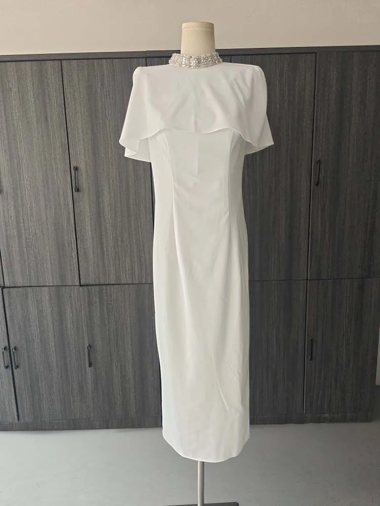 aliexpress midi dress Elegant Summer Dress Women Retro Sexy Midi Dresses Black Sheer Embroidery Single Breasted Slit Robe Lady Prom Party Vestido