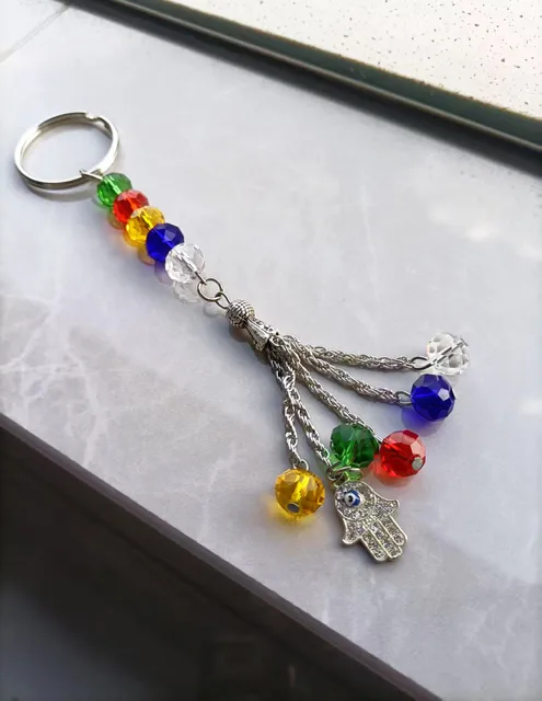 2PC/Lot Druzes Flag Pin Keychain Keyring Tactical Flag Jewelry