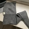 Korean Balaclava bonnet beanies y2k Hat scarf one-piece thickened warm retro Neck protection winter accessories knitted Law hat 6