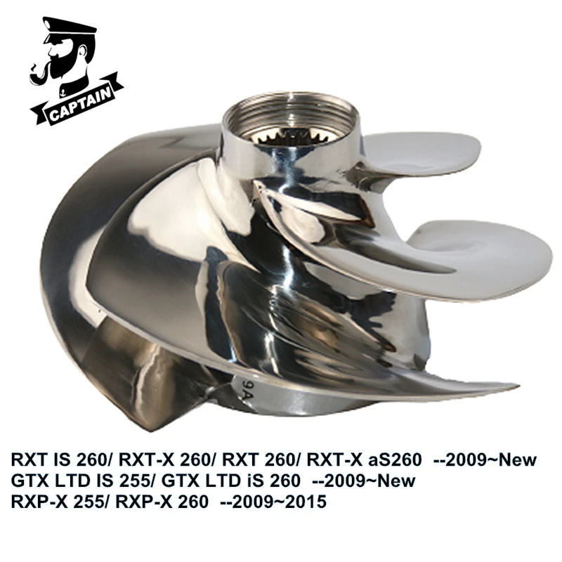 Captain Jet Ski Impeller Srzcd14/19a For Seadoo Jet Ski Rxt Is 260