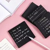 50 Sheets Black Sticky Notes Tearable Message Note Paper N Times Sticker Easy Post Notes Black for Office School Stationery 1