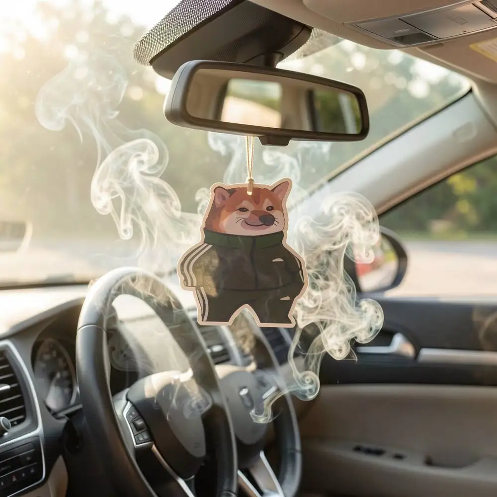 Car Air Purifier Paper 2D Scent Diffuser Natural Essential Oil Aroma Home Car Decor Accessory