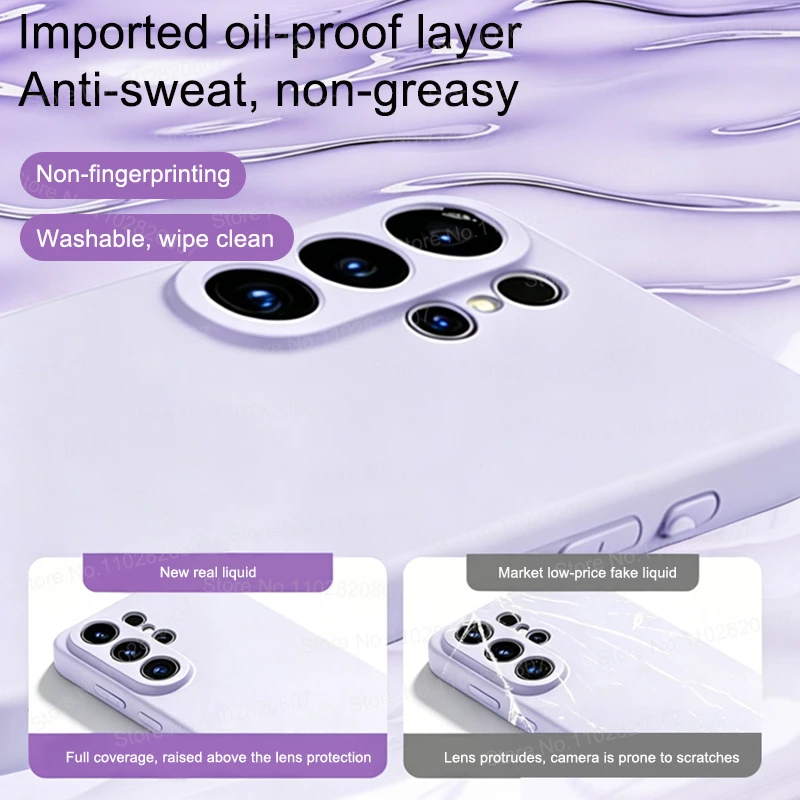 Liquid Silicone Shockproof Phone Case - Soft Cover & Protective Bumper