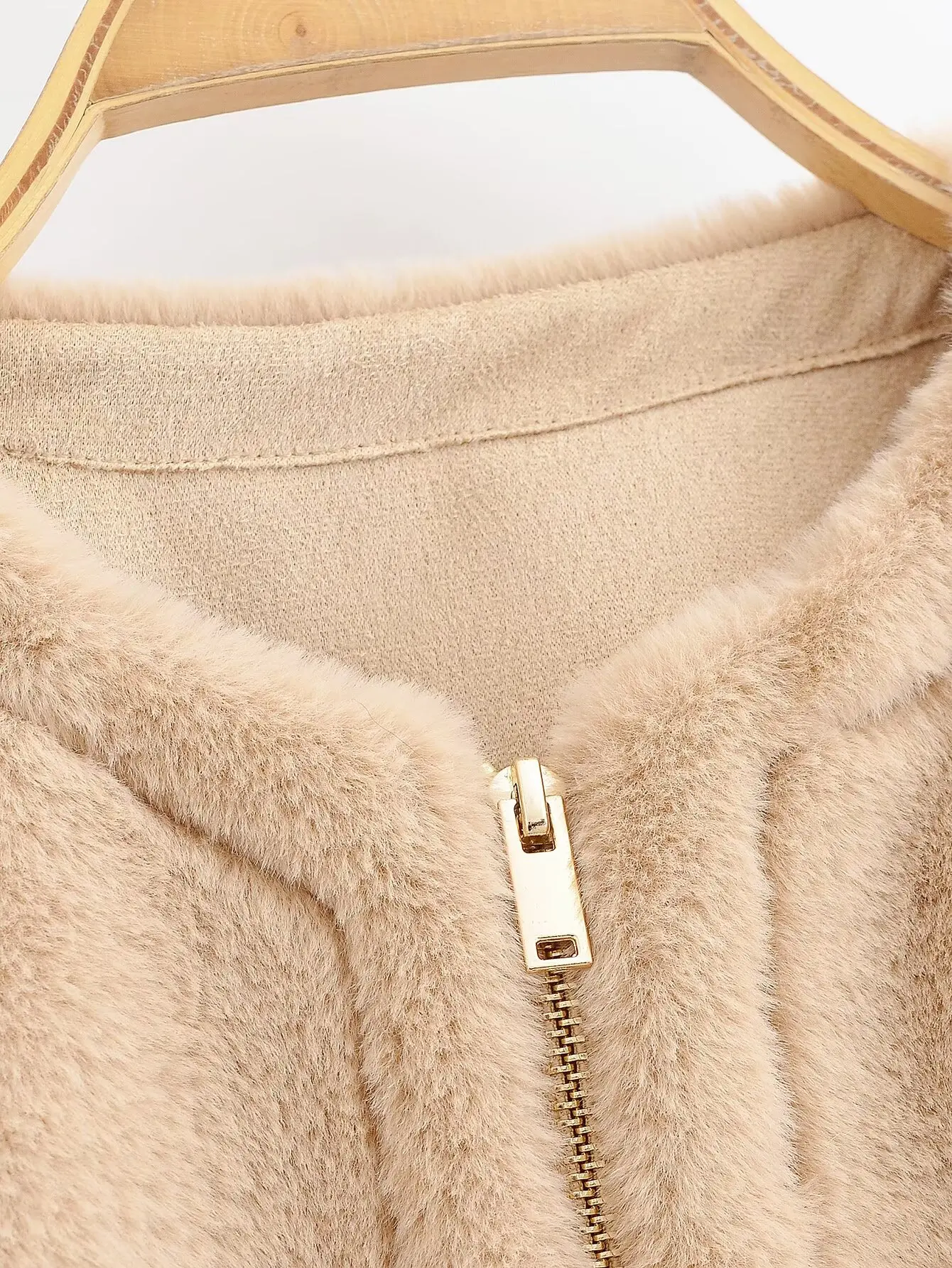 Women's Fashionable Integrated Vest Coat Female Autumn Winter Short Jacket Lady O- Neck Sleeveless Zipper Vest Top Streetwear