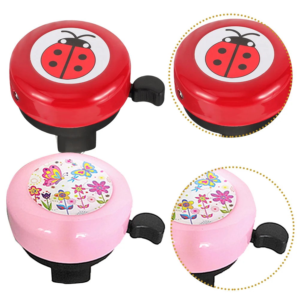 

2 Pcs Bicycle Accessories Bell Bike Classic Ring Ride Other Kids for Young Boys Warning Child