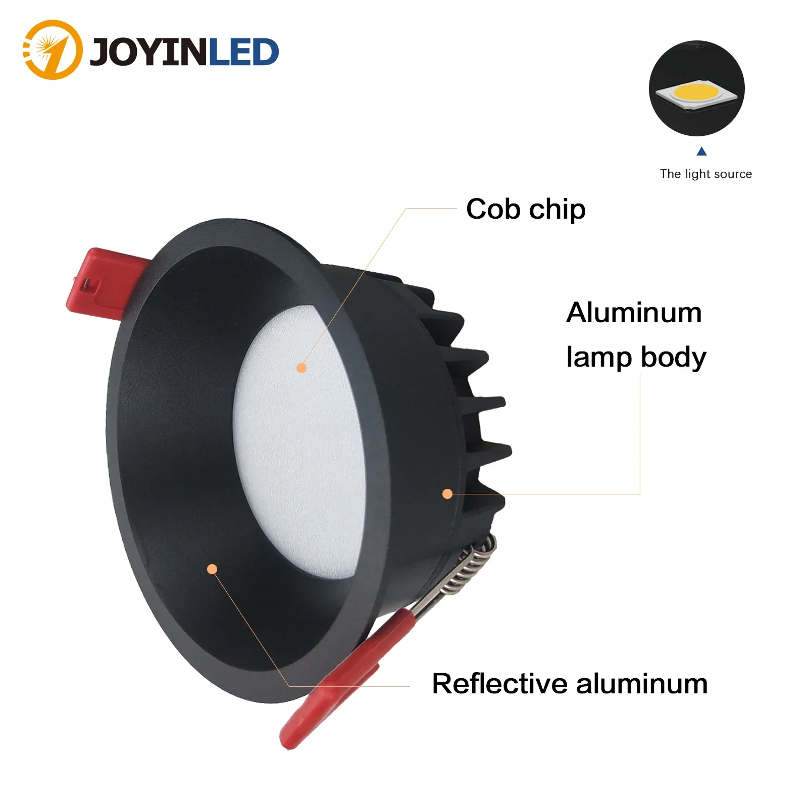 5W 7W 9W 12W Dimmable Downlight Ceiling LED Anti-Glare Spotlight Lighting Dining Bedroom Kitchen Led Recessed Downlights