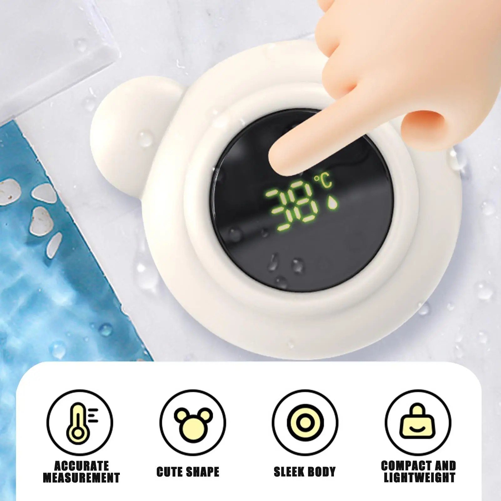 Smart Baby Bath Thermometer with Temperature Sensor