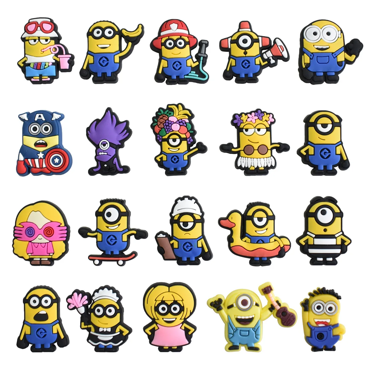 

1pcs Comedy Cartoon Anime Garden Buckle Decorations Fit Croc Jibz Charm Party Present
