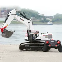 Huina Toy Remote Control Engineering Vehicle 1594 22 Tong Alloy Model Modification Machine 1:14 Electric Excavator Boys Toy 1