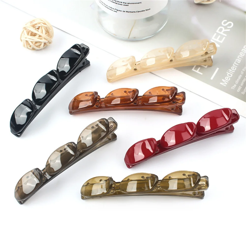 

Korea Simple Bang Hairpin Flocking Braided Hair Clip Duckbill Headwear Broken Side Clip Hair Accessories Headdress 2023 New