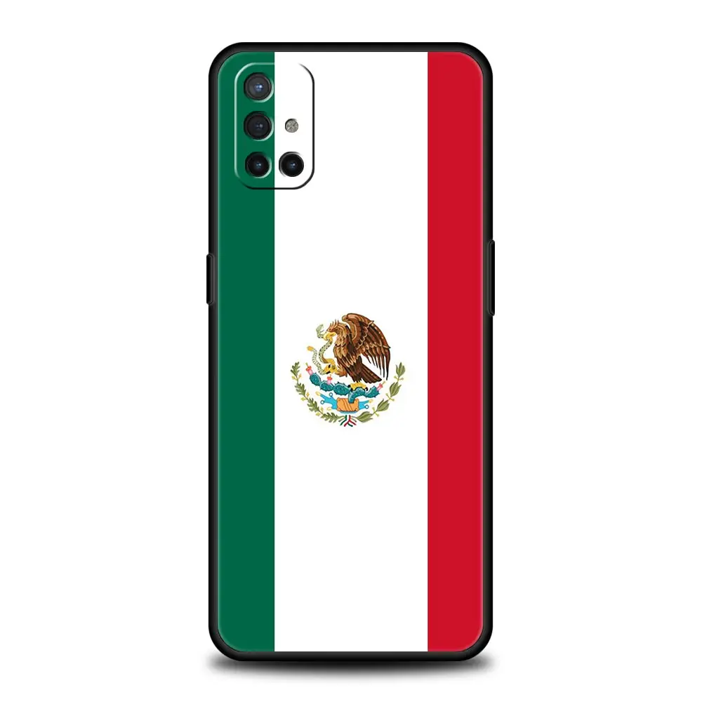 Mexican Flag Soft Black Phone Case Cover