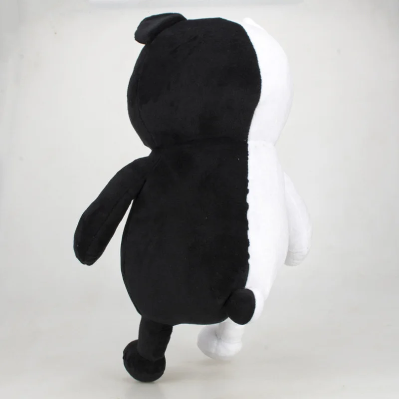 Dangan Ronpa Monokuma Black & White Bear Plush Toy Soft Stuffed Animal Anime Dolls Birthday Gift for Children