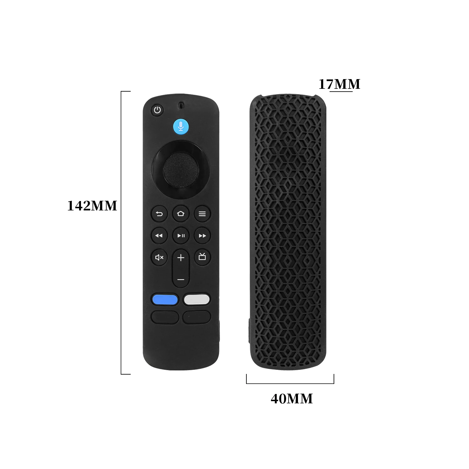 Soft Silicone Case for Fire TV Stick 4K (2nd Gen) Remotes NonSlip Texture Shell