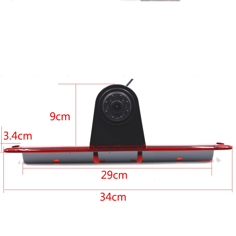 170 Degree Parking Car CCD Reversing Rear View Camera IR Brake Light Night Vision Backup for Mercedes benz Sprinter VW Crafter