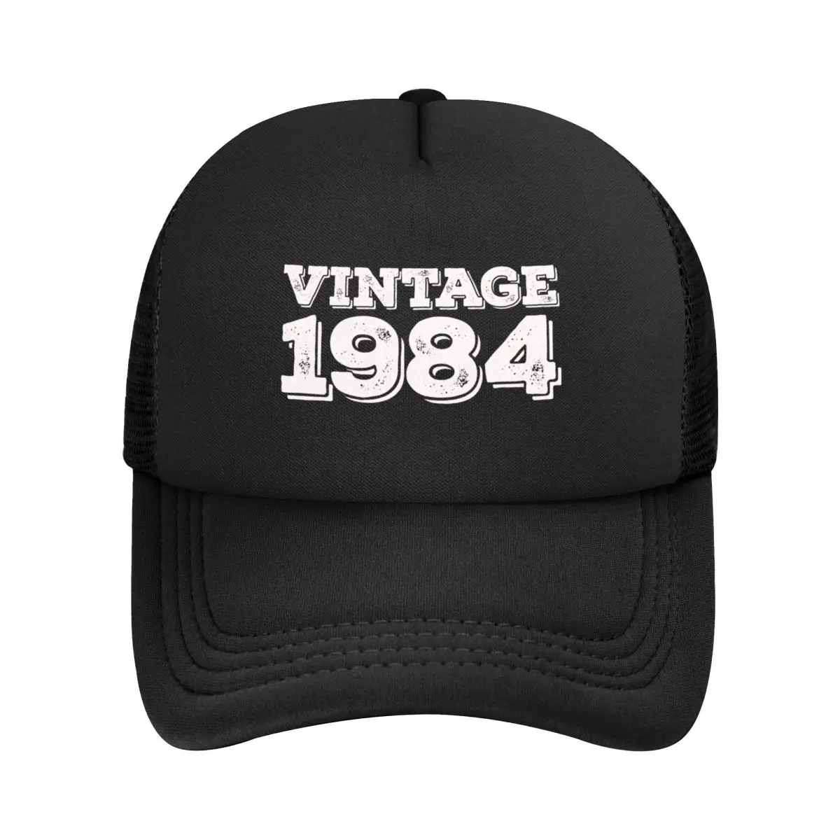 

Classic Unisex Vintage 1984 Birthday Trucker Hat Adult Adjustable Baseball Cap Women Men Outdoor