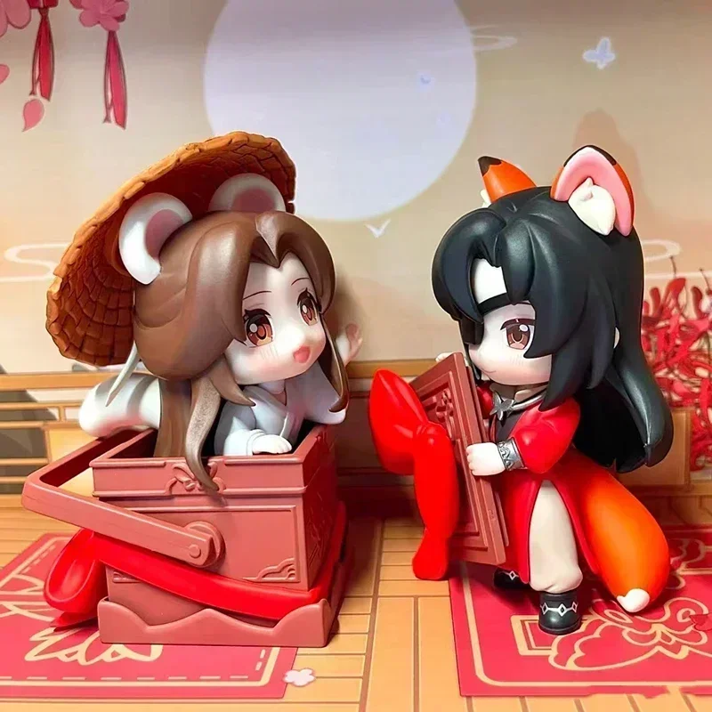 

Anime Figure Tian Guan Ci Fu 8cm Doll Xie Lian Hua Cheng Cute Pvc Model Dolls Desktop Ornament Collection As A Birthday Toy Gif