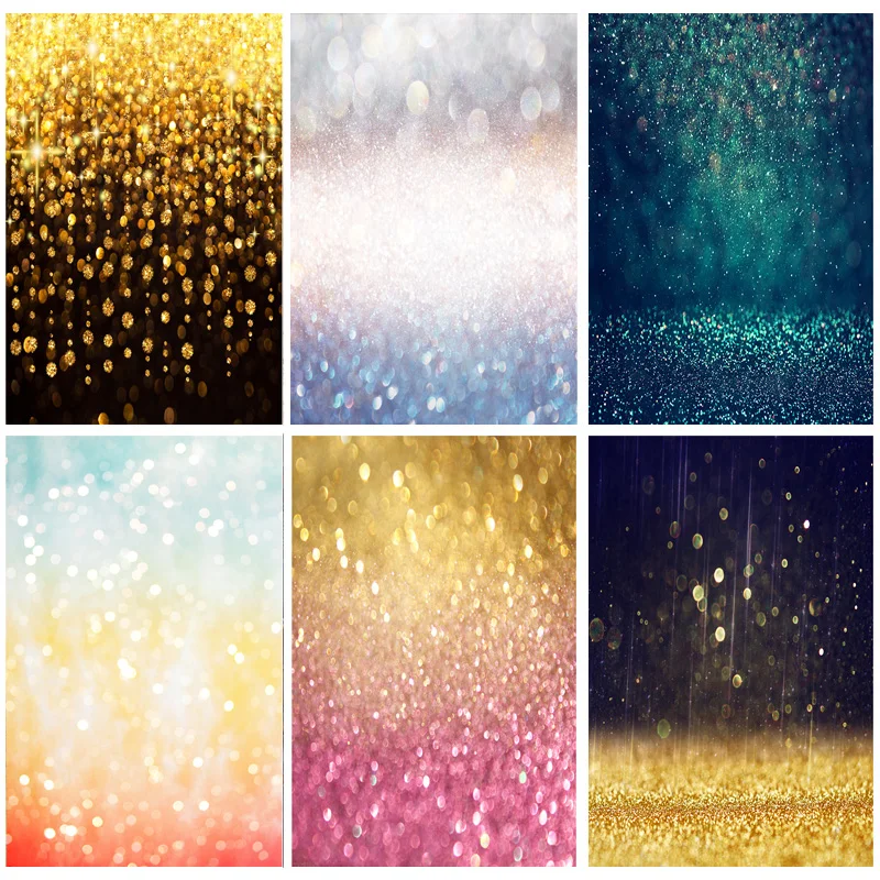 

Vinyl Abstract Bokeh Photography Backdrops Glitter Facula Light Spot Photo Background Studio Photocalls Props 21925 GB-04