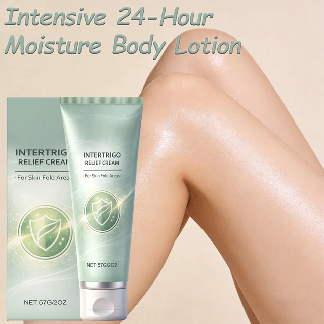 Crème Apaisante Intertrigo pour les Rougeurs Corporelles et les Zones Pliées – Légère, Respirante, Hydratation Longue Durée, Éclaircissante – Soin Corporel 1