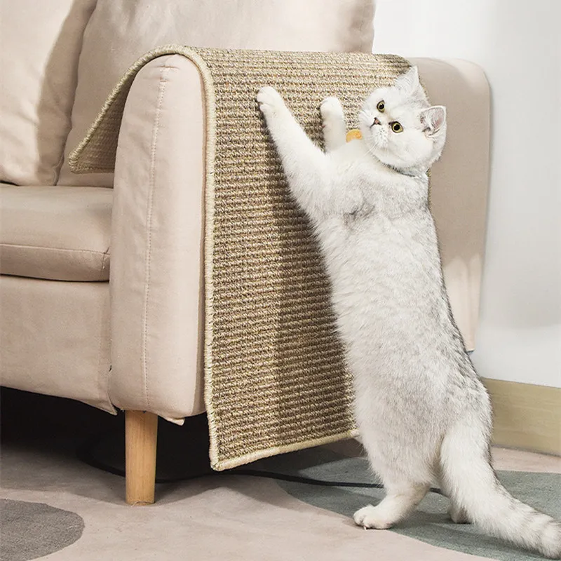 

Cat Scratcher Cat Scratch Board Sofa Protector Durable Cats Scratcher Claw Pad Anti Scraping Sisal Mat Pet Product Pet Furniture