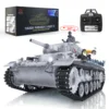 Heng Long HL 1/16 FPV Snow 7.0 Upgraded Panzer III H RTR RC Tank 3849 360° Turret Remote Control Military Car Toys Gifts 2