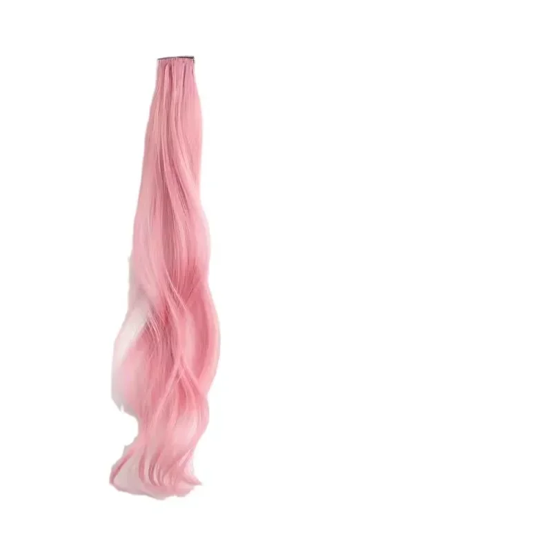 2pcs 달콤한 아이 소녀 가발 헤어 클립 귀여운 멋진 캔디 컬러 브레이드 가발 헤어핀 매달려 귀 머리 염색 가발 모자를 쓰고 있죠