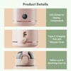 Portable Electric Baby Bottle Warmer USB Charge 300ML Outdoor Dissolve Formula Milk Instant Travel Portable Water Warmer Heater 5