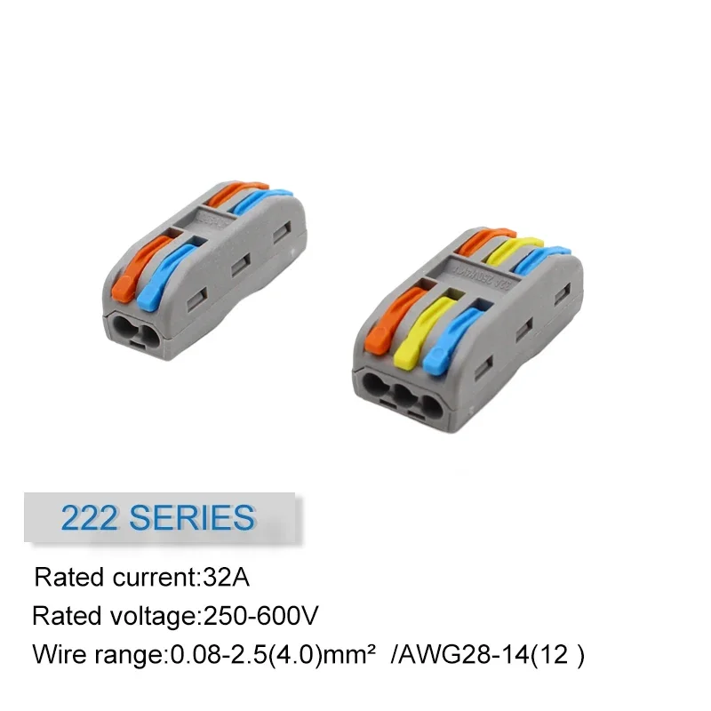Wire Connector Terminals Wire Connector Electrical Connectors Electrical Connector Cable Connector 1 in multiple out Quick Wiring Universal Splitter