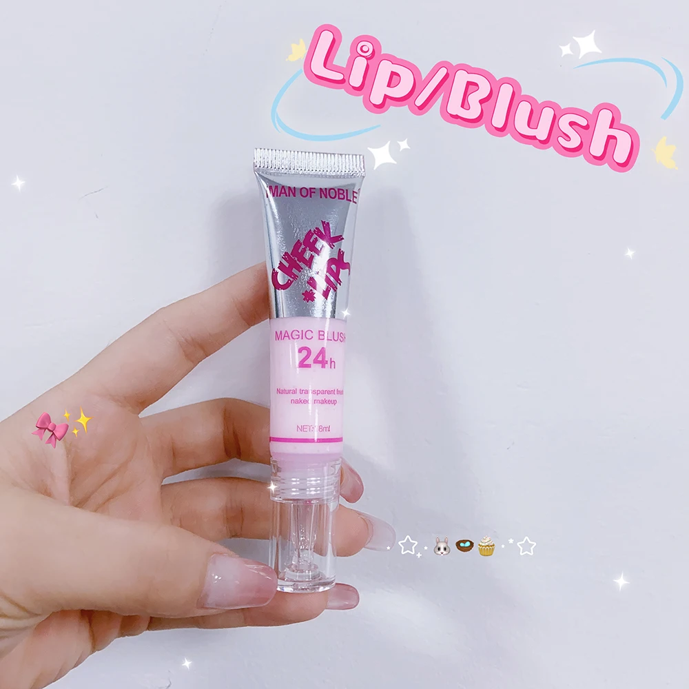 Description Picture 5 of item2-in-1 Color-Changing Liquid Blush & Lip Tint Natural Rosy Glow 24H Waterproof Sweat-Proof Long-Lasting Flush Cheeks & Lips