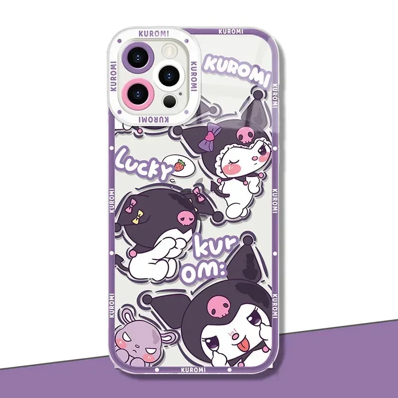 【iPhone16ProMax】 My Melody & Kuromi Case Sanrio Iphone 16 15 14 My Melody Kuromi 13 12 11 Pro ProMax