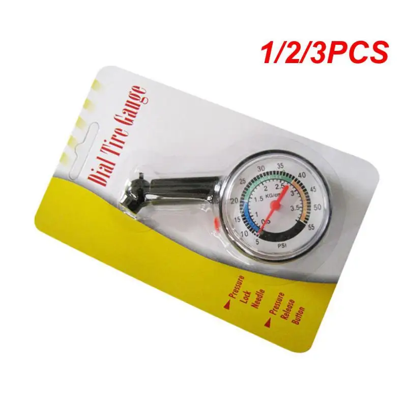 

1/2/3PCS High Precision Tire Pressure Gauge Detection Tools Portable Easy To Use Accurate High Precision