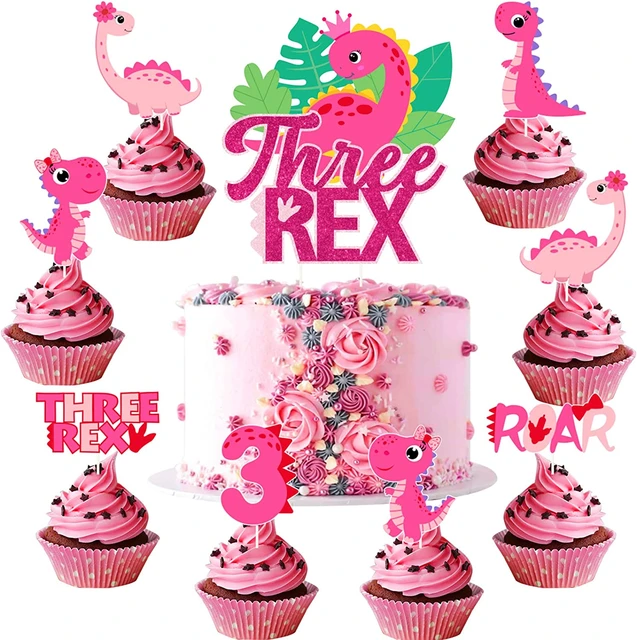 Dinosaur Cake Toppers, Dinosaur Birthday Party Decorations, Dino