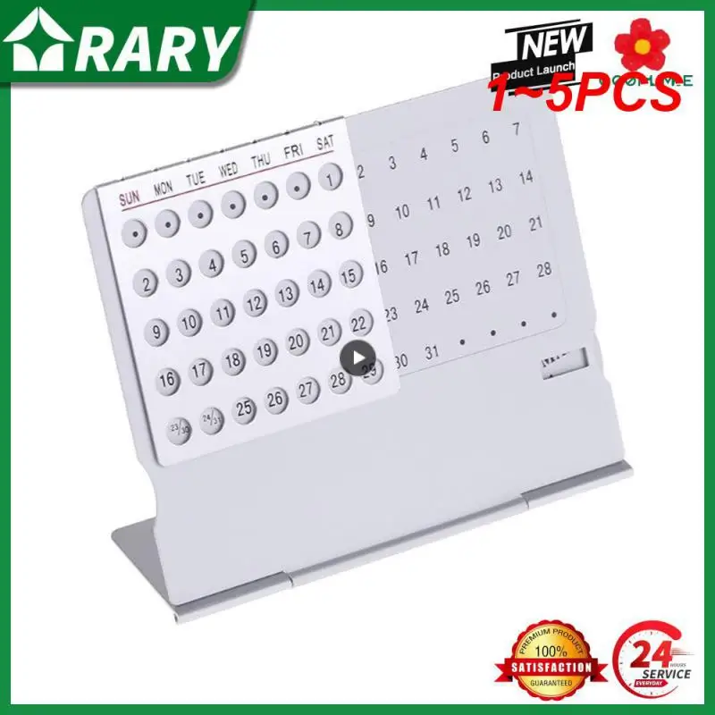 

1 ~ 5 шт., календарь из алюминиевого сплава