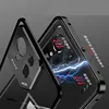 For ROG Phone 9 Pro Case,Metal Aluminium Magnet Shockproof Shell,Camera Protection Transparent Phone Case Funda For ROG Phone 9 3