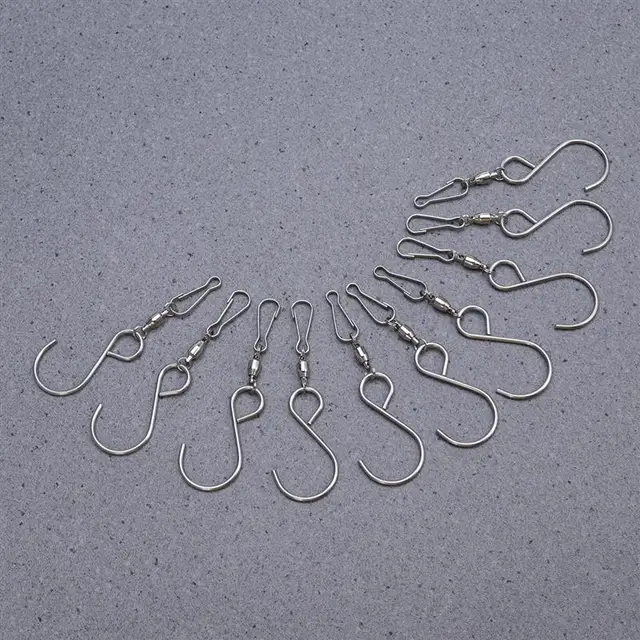 10 Darabos Lógó S Forgó Klipek Szélhorgok Fonógépek Horgok Chimes Kert Szél - Image 6