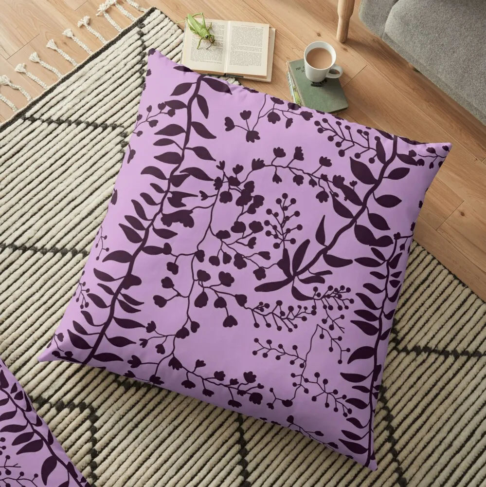 

Bella Swan Lavender Freesia Floor Pillow Cushion Cover Cusions Cover