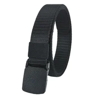 New Kids 2.5cm Width Belt Children Military Unisex Canvas Automatic Buckle Nylon Belt Outdoor Tactical Canvas 90cm 2