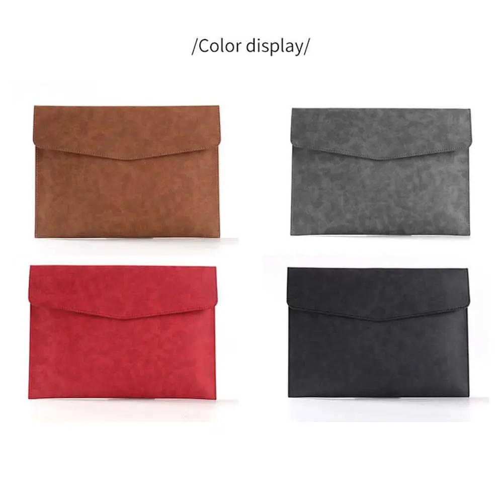 Sleek PU Leather Business Document Organizer & Laptop Bag