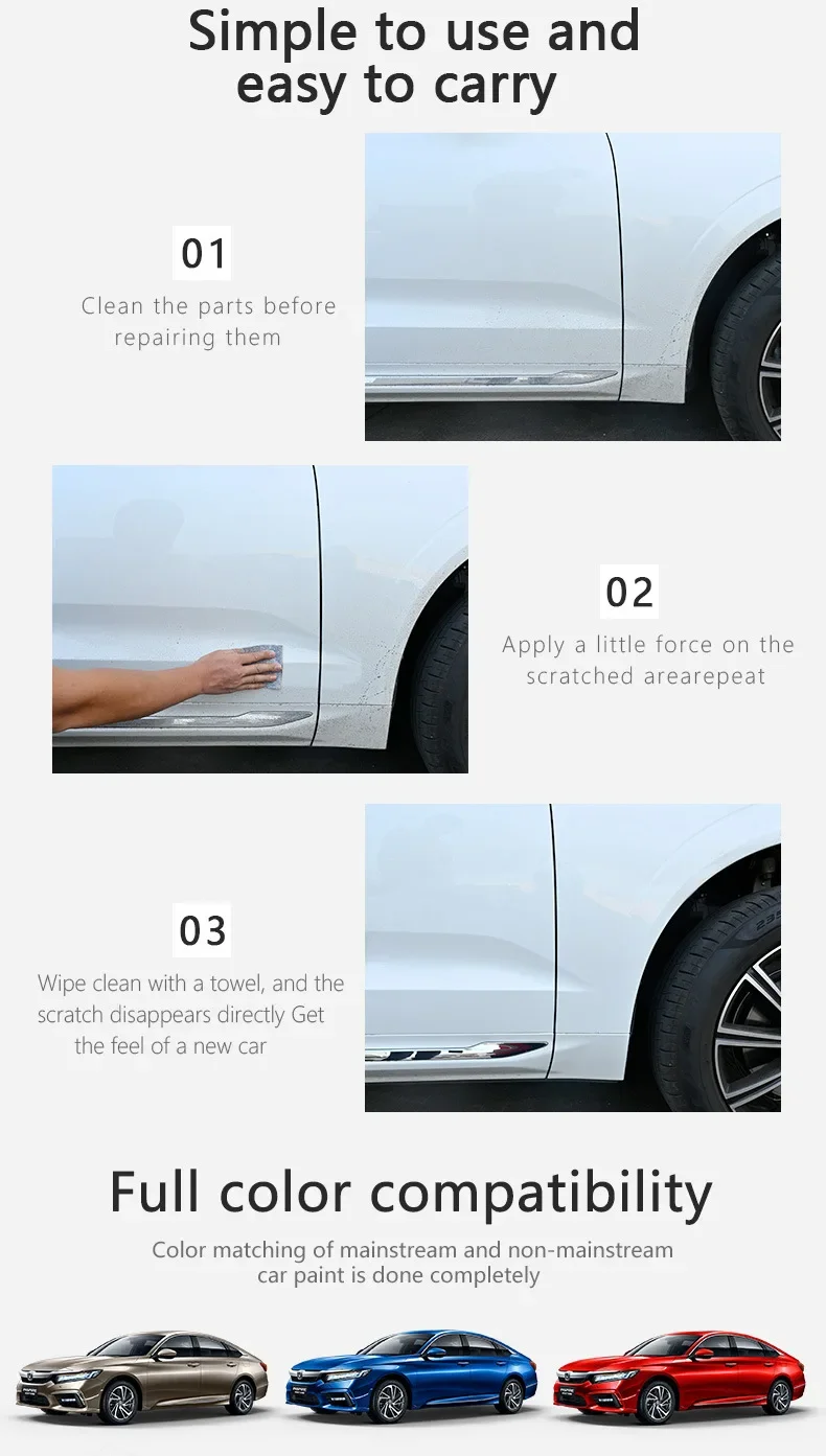 Verbessertes Nano-Magic Auto-Kratzerentferner-Tuch Mehrzweck-Kratzerreparatur-Tuch für Autolack-Kratzerreparatur – Detail 5