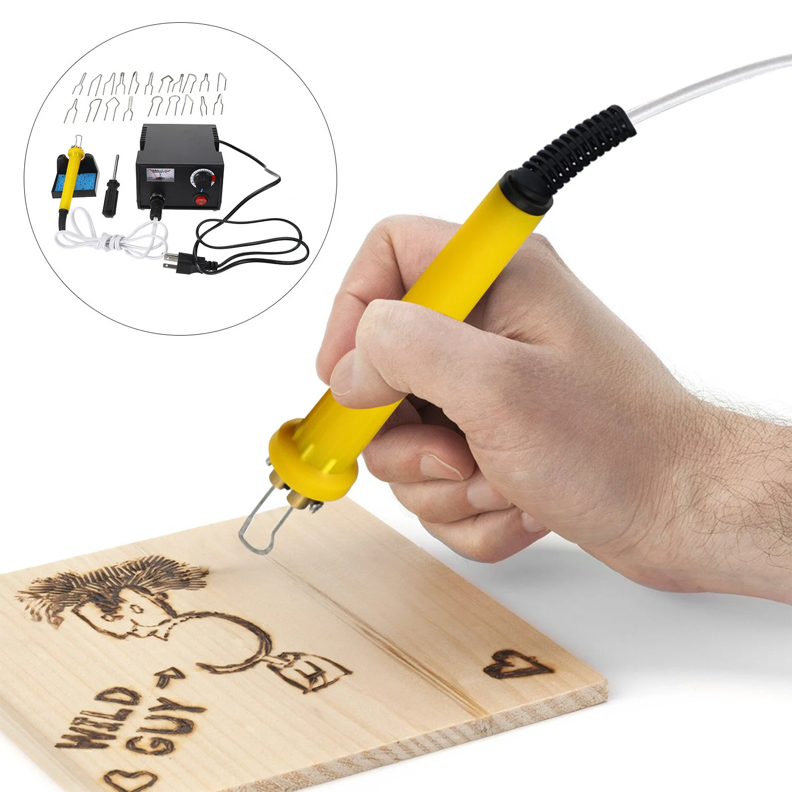 

Ironing Pen Pressed Flower Kit Electric Soldering Tool Abs Engineering Plastics Wood Pyrography Burning