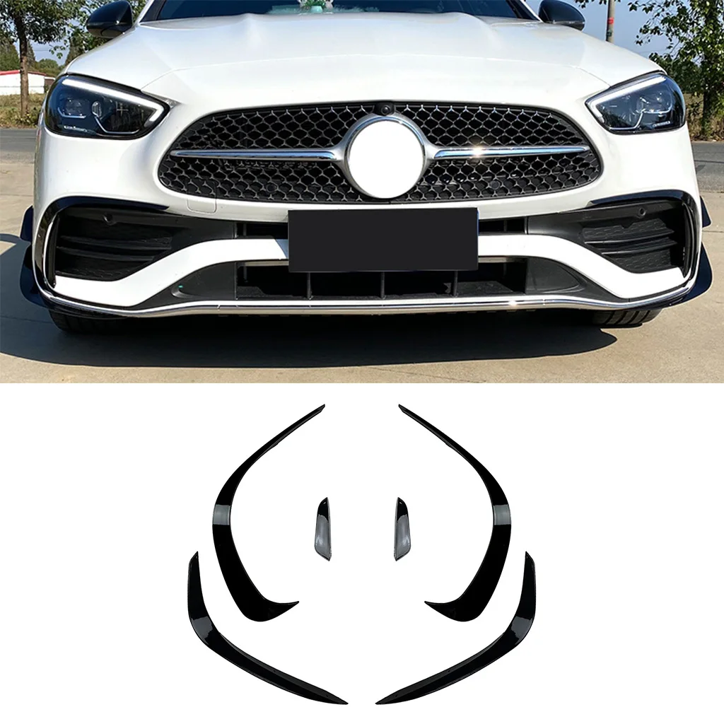 

Разветвитель переднего бампера, боковой спойлер, ветровой нож на вентиляционное отверстие, комплекты кузова для Mercedes Benz C-Class W206 C200 C260 AMG 2022 +