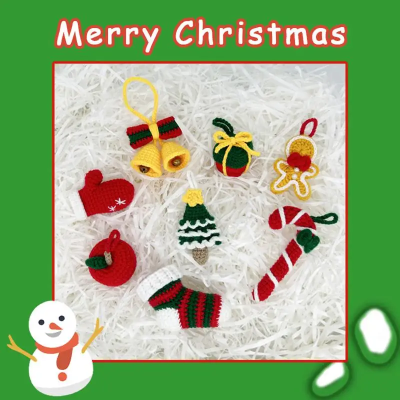 Christmas Crochet Kit For Beginners Yarn Hook Adults Kids Teens Girls  Knitting Needles Portable Hands DIY Knitting Tools - AliExpress