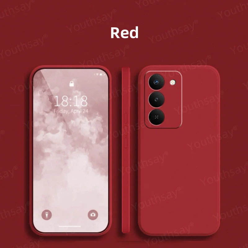 Liquid Silicone Soft TPU Phone Bumper Case Cover - Original Protective Shell
