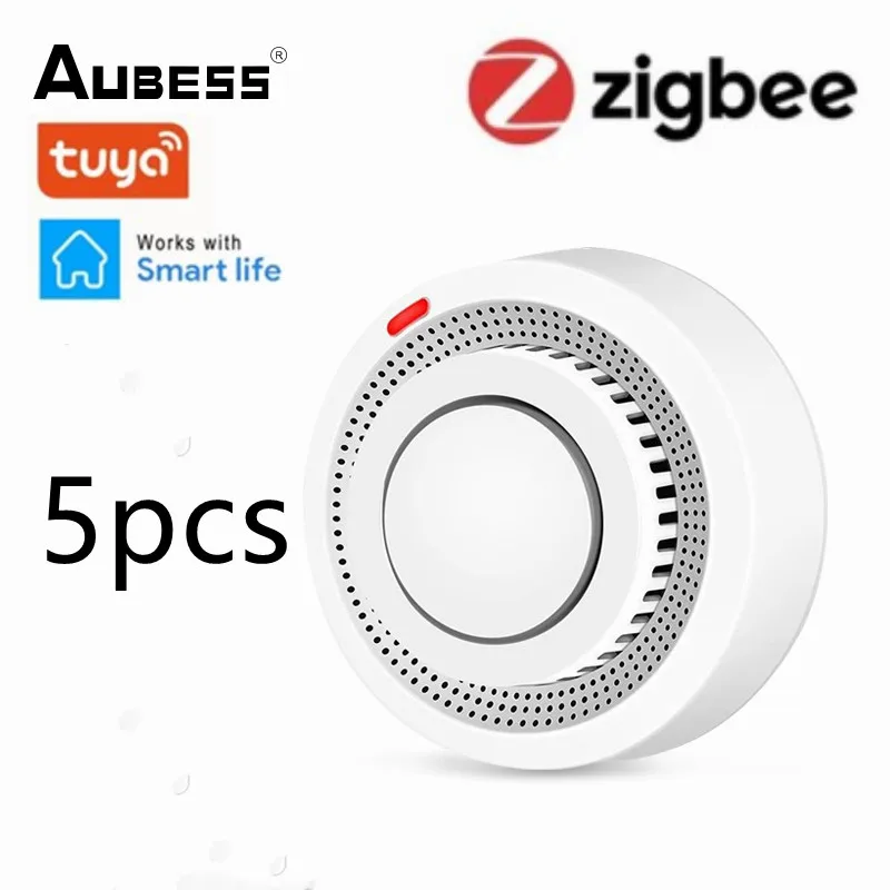 ZigbeeSmokeDetectorSensorSmartHome80dbAlarmFireSmokeDetector