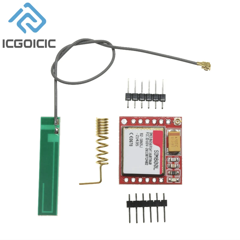 SIM800L GPRS GSM Module Micro SIM Card Core Quad-band TTL Serial Port Antenna PCB Wireless WIFI Board Smart Phone