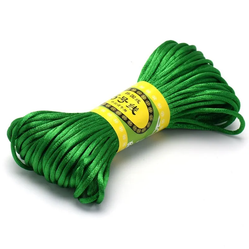 Premium Nylon Satin Cord for Jewelry and Crafting - 2.5mm, 20m
